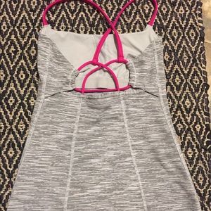 Cross back Lululemon tank top